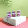 Children's colorful hair accessory bracelet set, including glass bracelet, colorful rope and transparent storage box Specification image